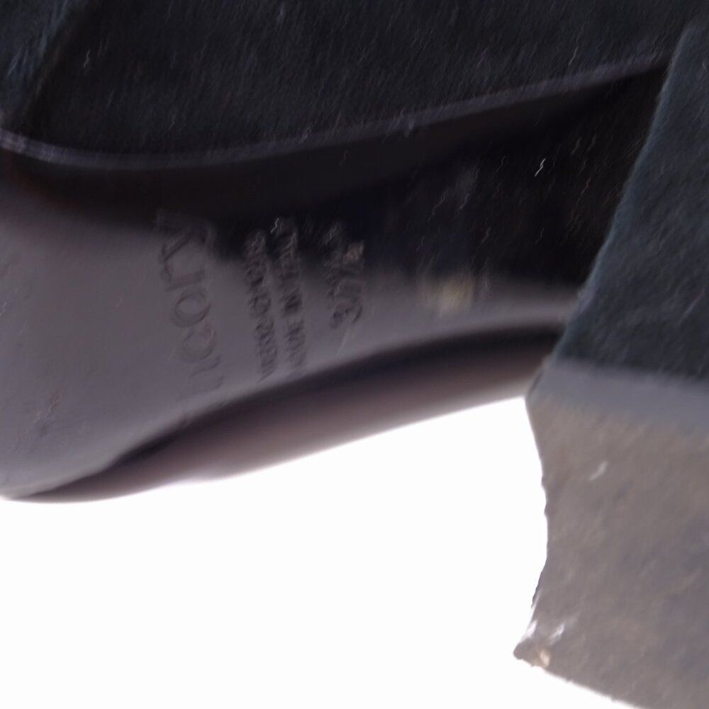 Theory  Mitiu Suede Jodhpur Boot Buckle Boot Booties Sz 37.5 Black - Picture 7 of 8